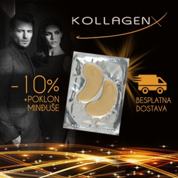 KOLLAGEN X MASKA ZA PREDEO OKO OČIJU SA 24K ZLATOM 1kom
